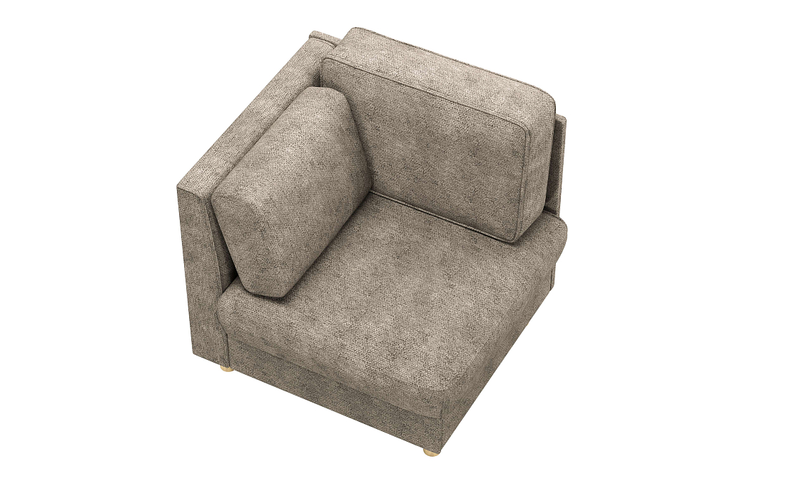 Шелдон / кресло для отдыха велюр sierra 4 темный беж